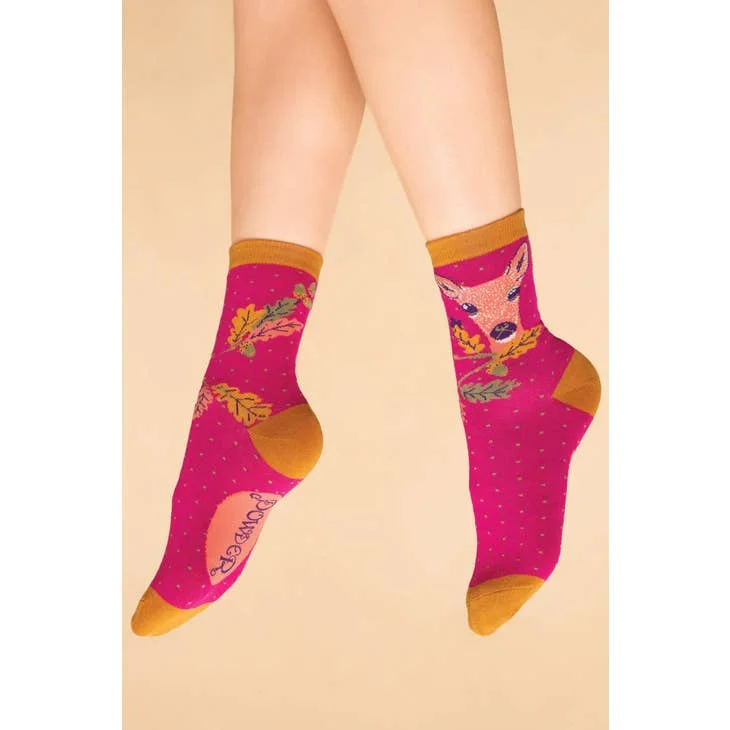 Enchanted Evening Doe Ankle Socks