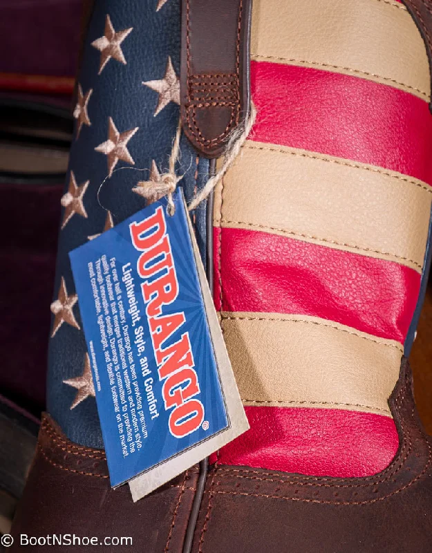 Men's Rebel Patriotic Pull-on Western Flag Boot DB5554