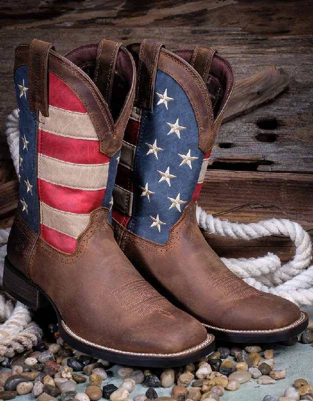 Men's Durango Saddlebrook Union Flag Western Boots DDB0446