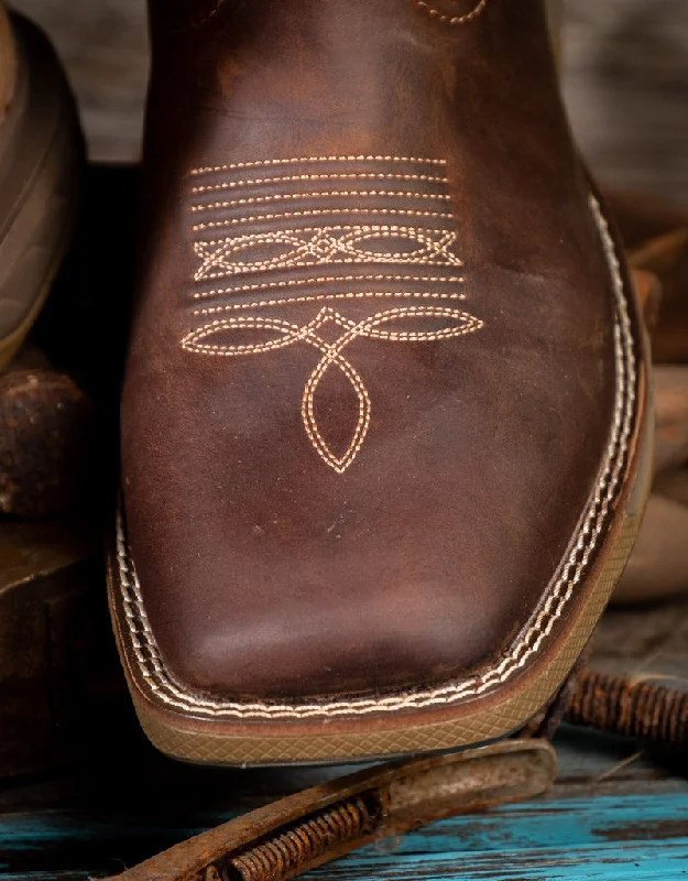 Men's Veil Wide Square Roper Western Work Boot DH5387