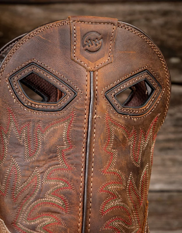 Men's Veil Wide Square Roper Western Work Boot DH5387