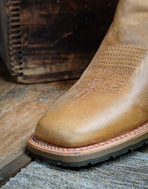 Men's Double H Covada Stockman Tan Flag  Western Boots DH7033