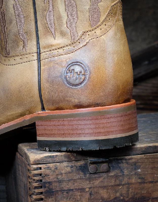 Men's Double H Covada Stockman Tan Flag  Western Boots DH7033