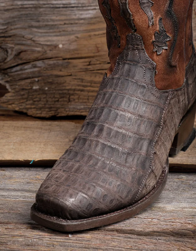 Men's Stalker Caiman Narrow Square Toe Western Boot DP3089