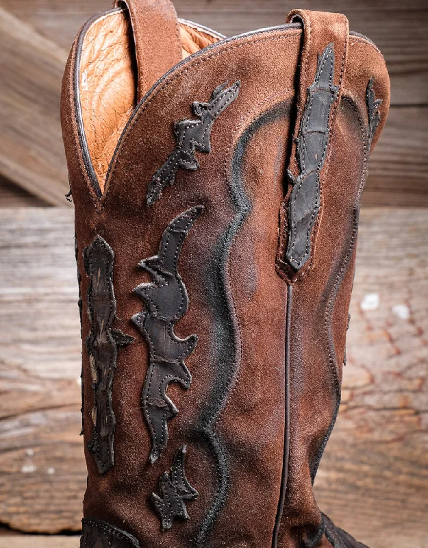 Men's Stalker Caiman Narrow Square Toe Western Boot DP3089