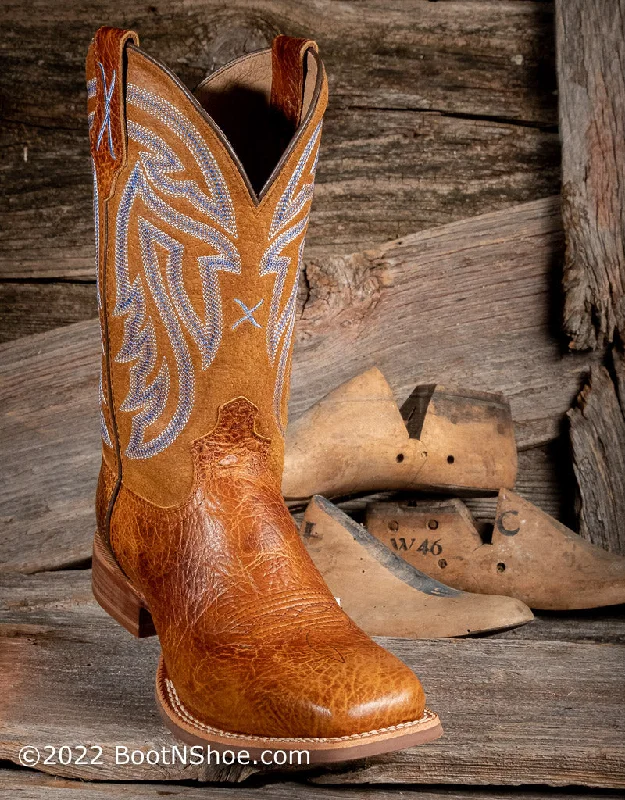 MRA0001 Twisted X Rancher Butterscotch Tan Square Toe Western Boot