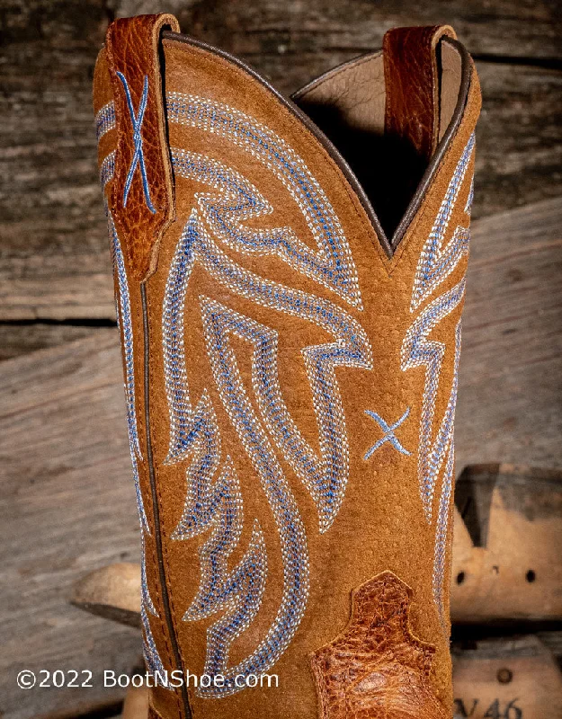 MRA0001 Twisted X Rancher Butterscotch Tan Square Toe Western Boot