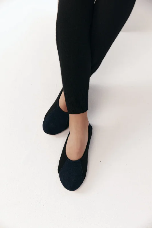 Two-Tone Cashmere Slipper