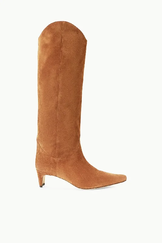 WESTERN WALLY BOOT | TAN SUEDE