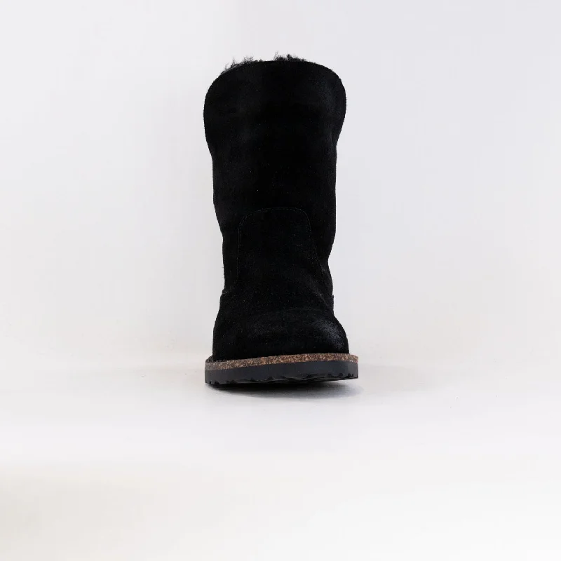 Birkenstock Uppsala Shearling (Women's) - Black Suede