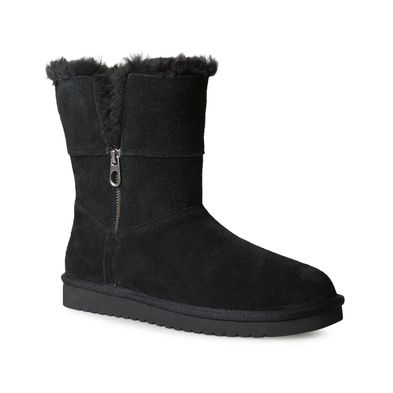 Koolaburra By UGG Aribel Short Black Boots - Women's