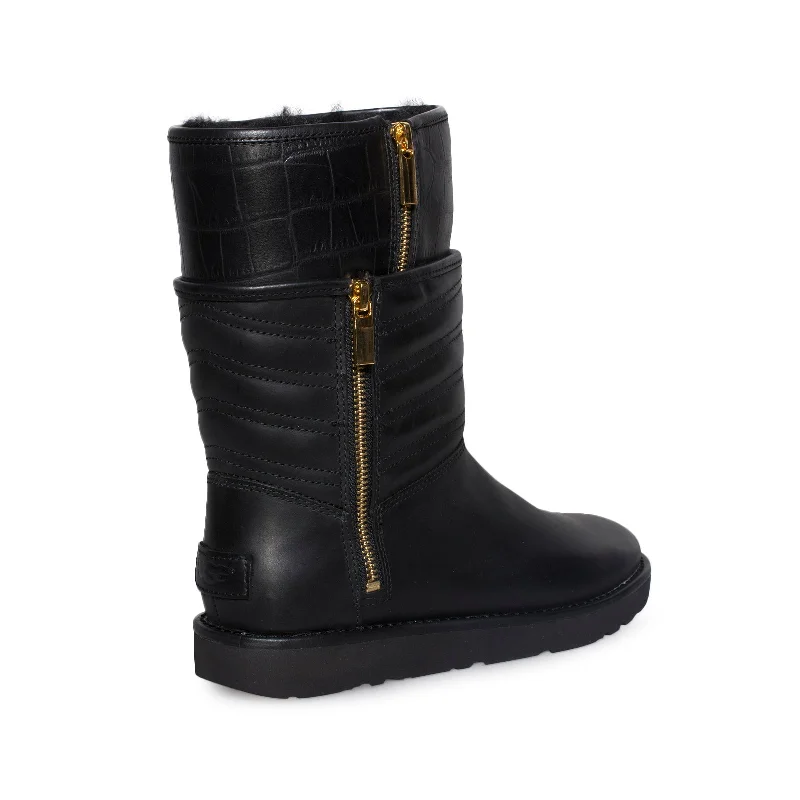 UGG Aviva Black Boots - Women's