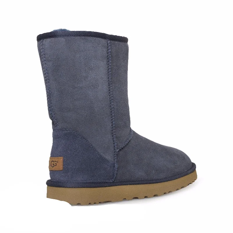 UGG Classic Short II Navy Boots - Women's