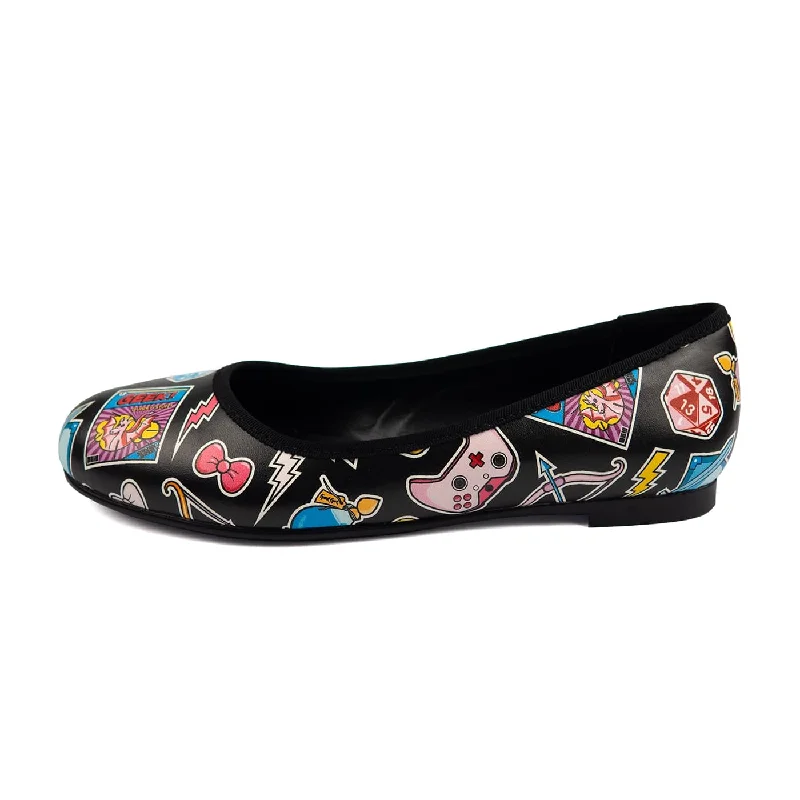 Geek Girl Ballet Flats