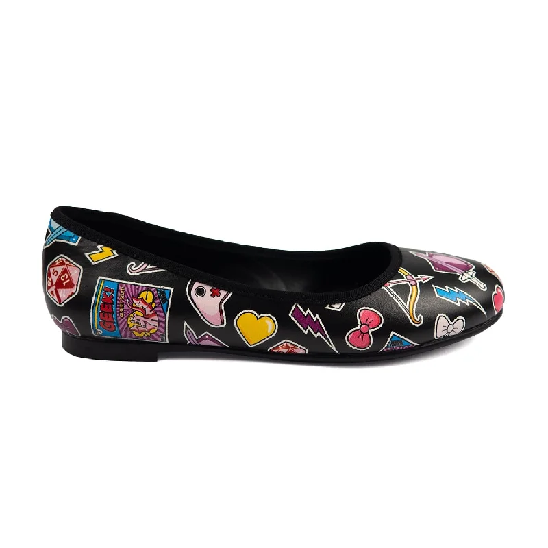 Geek Girl Ballet Flats