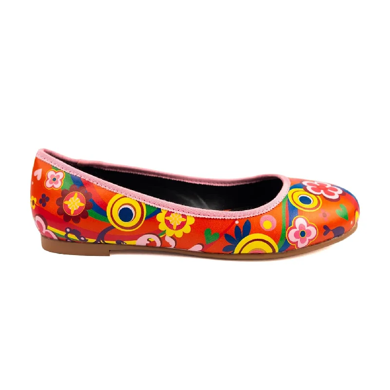 Groovy Remix Ballet Flats