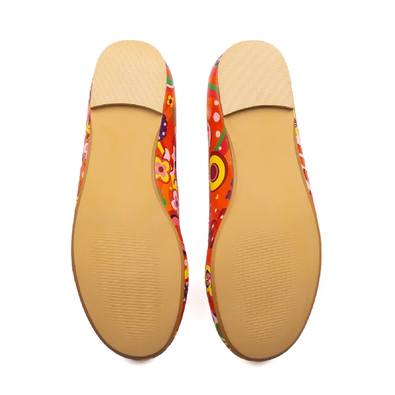 Groovy Remix Ballet Flats