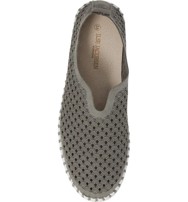 Ilse Jacobsen Women's Tulip 139 Grey Perforated