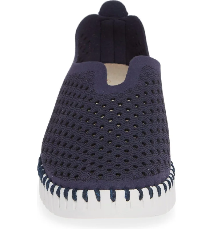 Ilse Jacobsen Women's Tulip 139 Navy Perforated