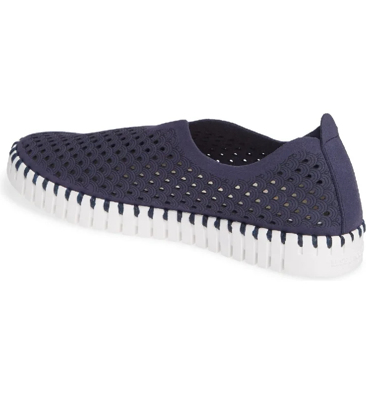 Ilse Jacobsen Women's Tulip 139 Navy Perforated