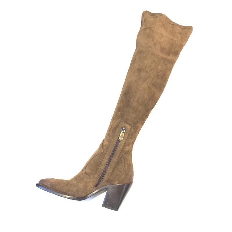 Jo Ghost Ladies Suede Leather Knee Boots