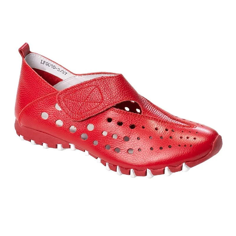 Litfoot Women's LF9010-3 Red Leather