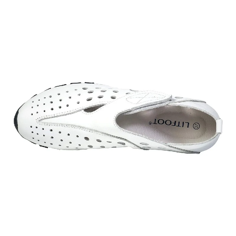 Litfoot Women's LF9010-3 White Leather