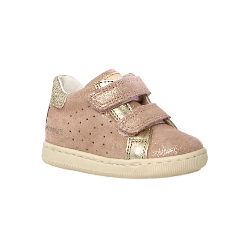 Naturino Toddler's (Sizes 21-27) Falcotto Kiner VL Pink Suede Glitter