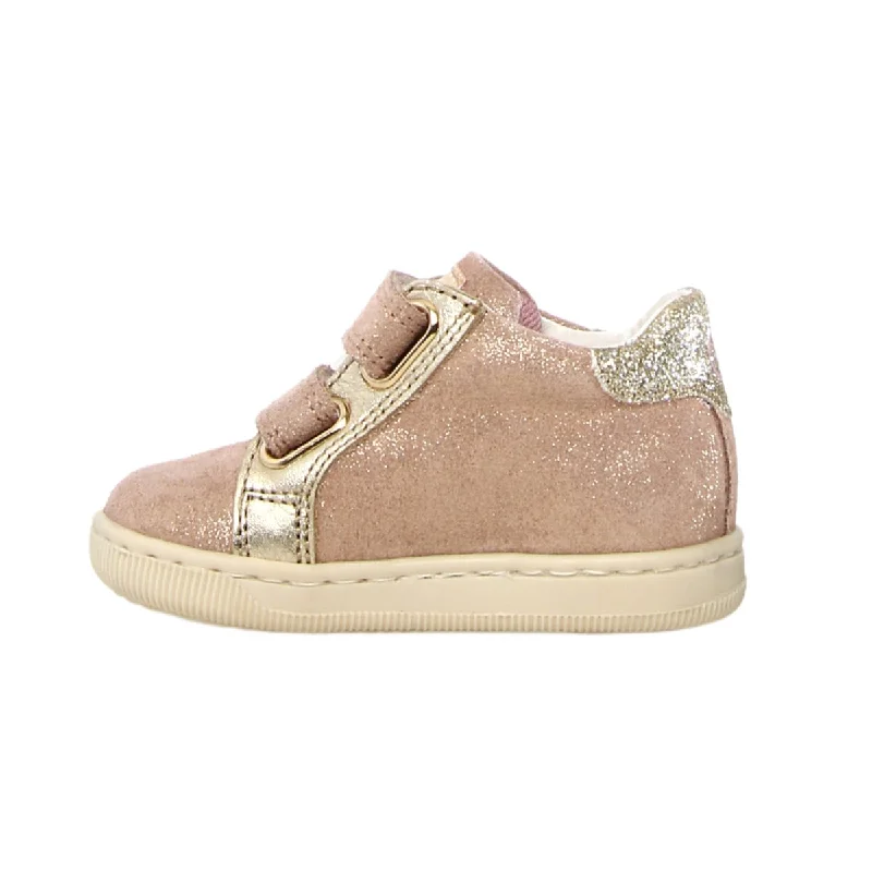 Naturino Toddler's (Sizes 21-27) Falcotto Kiner VL Pink Suede Glitter