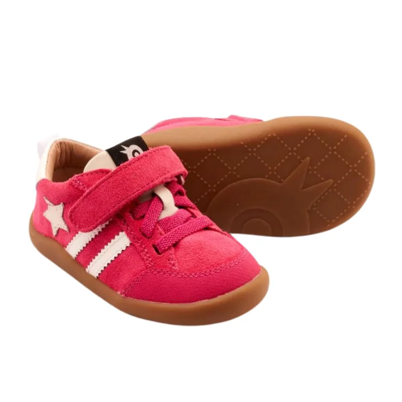 Old Soles Toddler's Wos Ground Hot Pink Suede/Snow/Sporco