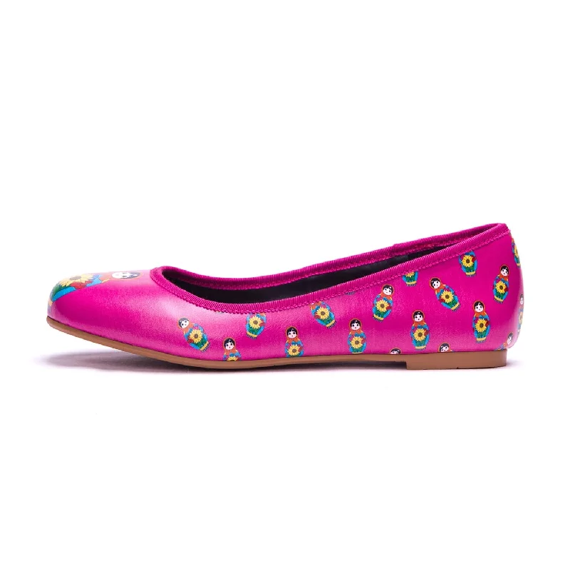 Pink Babette Ballet Flats