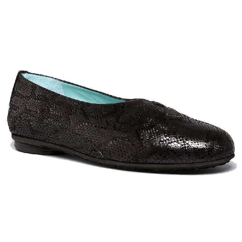 Thierry Rabotin Women's Grace Black Florida Print Leather