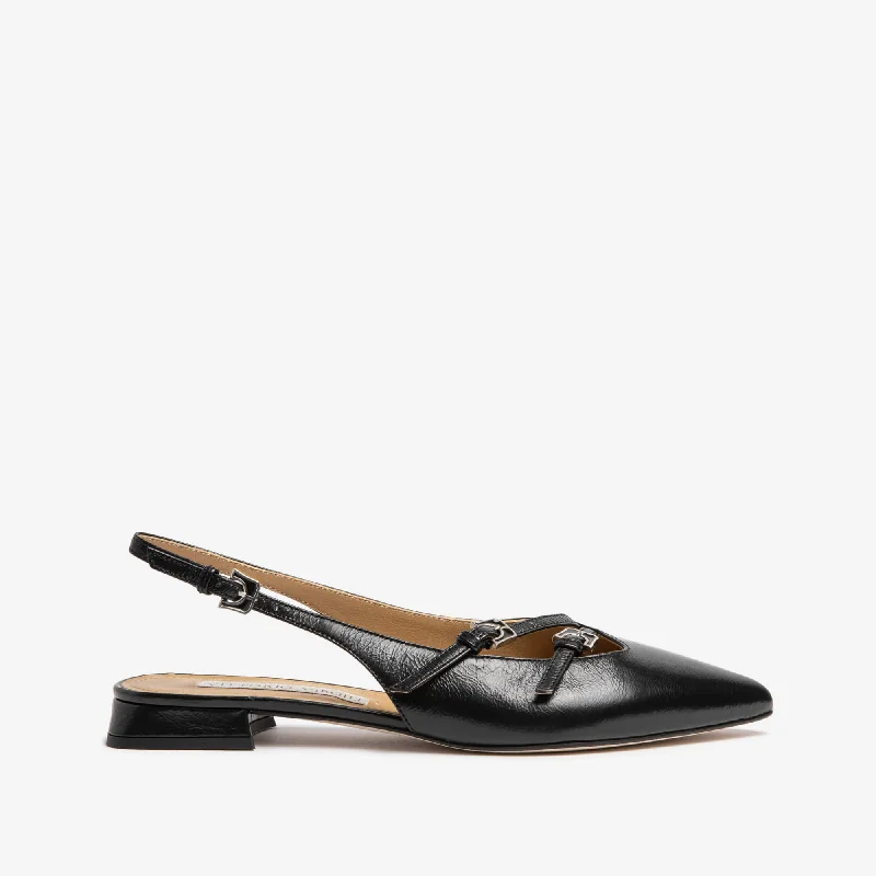 Marina | Women's leather sling back ballet flat