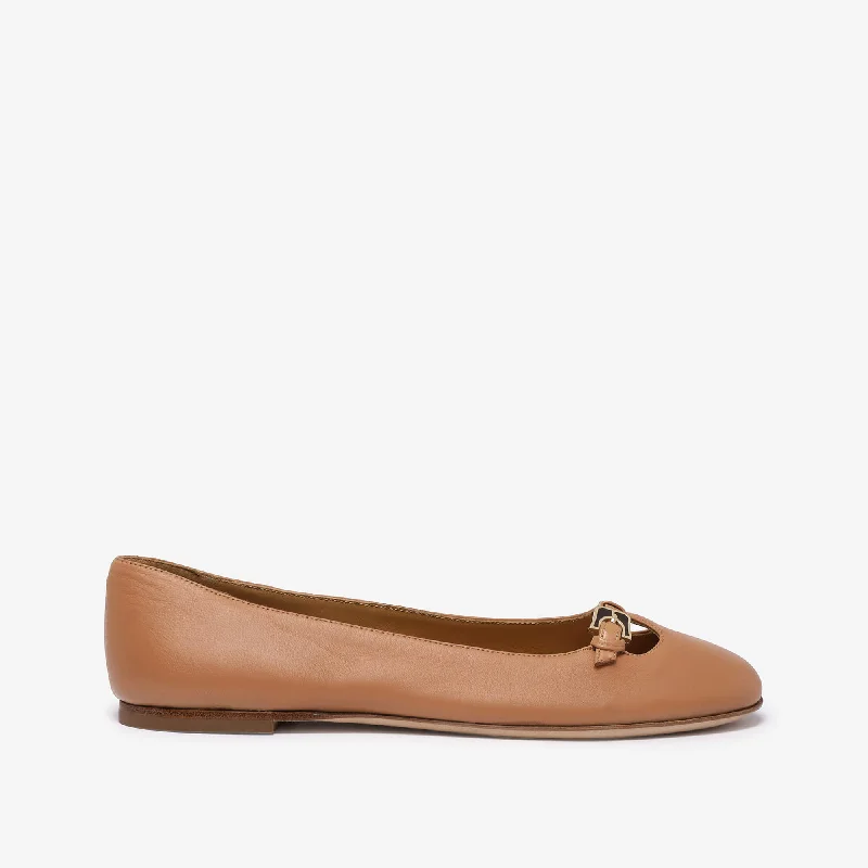 Zenaïs | Women's leather ballet flat