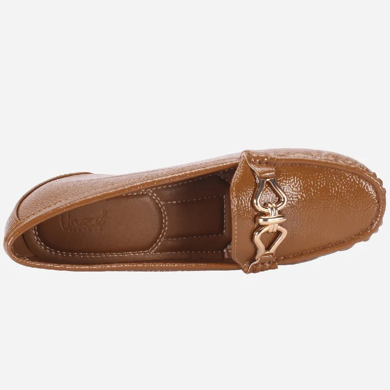 Womens ""ALORA"" High Wedge Comfy Moccasins