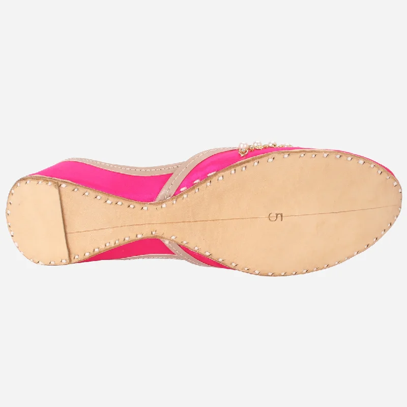 Womens ""AMZIE"" Leather Flat Khussa