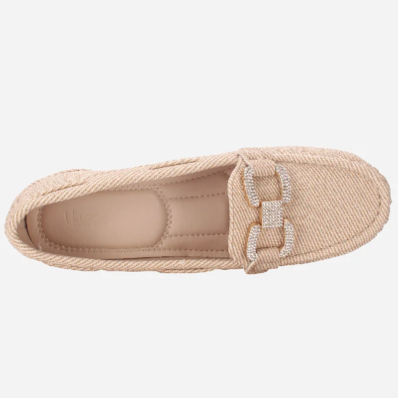 Women's ""BENEDITTA"" High Wedge Comfy Moccasins