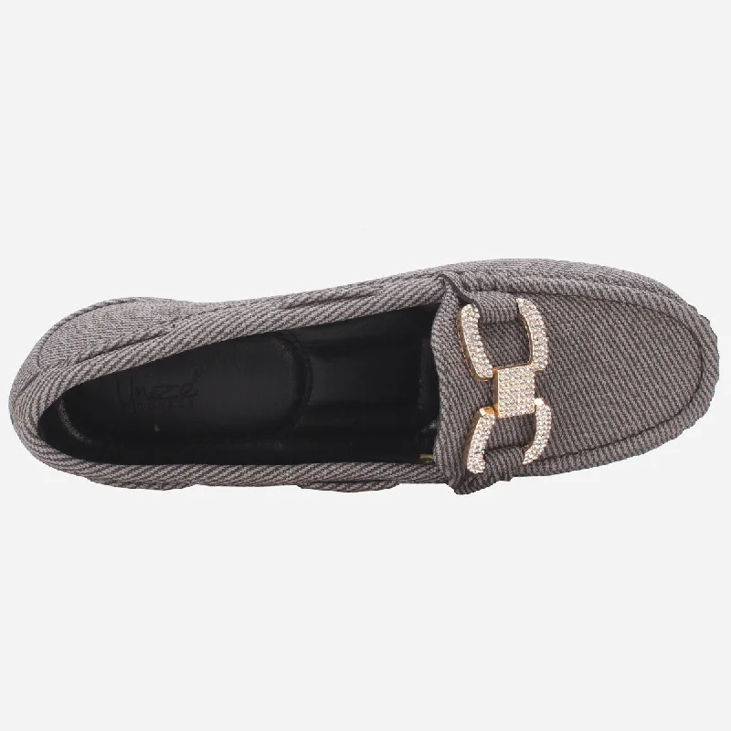 Women's ""BENEDITTA"" High Wedge Comfy Moccasins