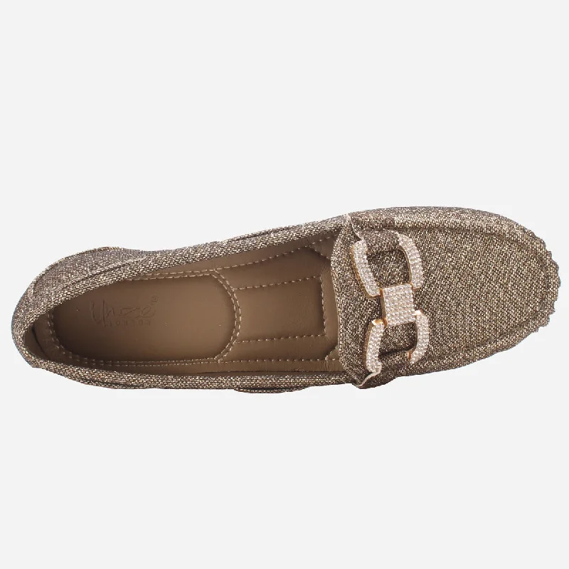 Women's ""BENEDITTA"" High Wedge Comfy Moccasins