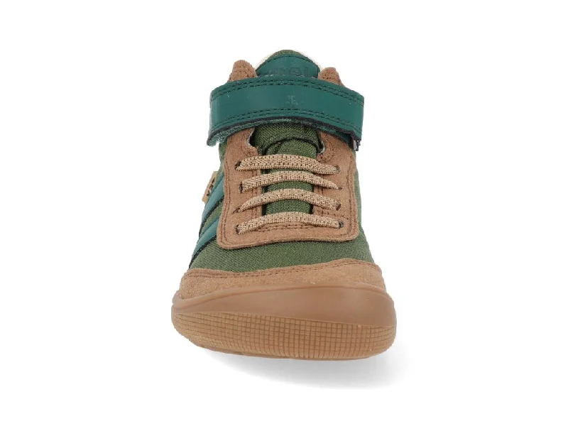 Barefoot Kids Ankle Boots KOEL - Daniel Vegan Tex Green Green