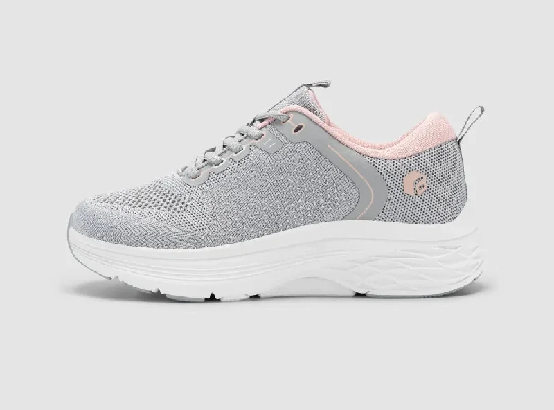 Foggy Gray/Bubblegum Pink / UK 3.5 / Medium/D