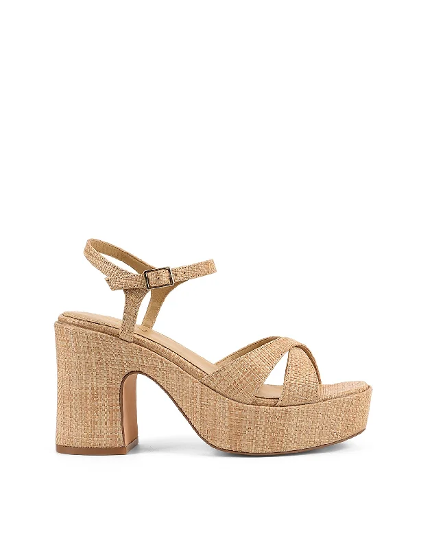 Misty Platforms - Natural Raffia