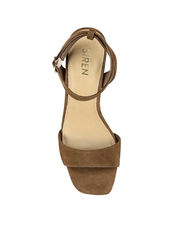 Orion Platform Heels - Coffee Suede