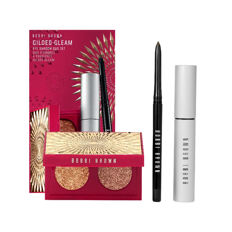 Gilded Gleam Eyeshadow, Eyeliner & Mascara Set