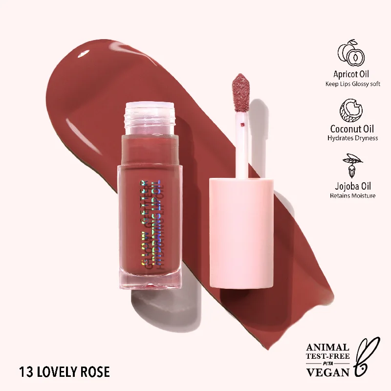 Glow Getter Hydrating Lip Oil (013, Lovely Rose)