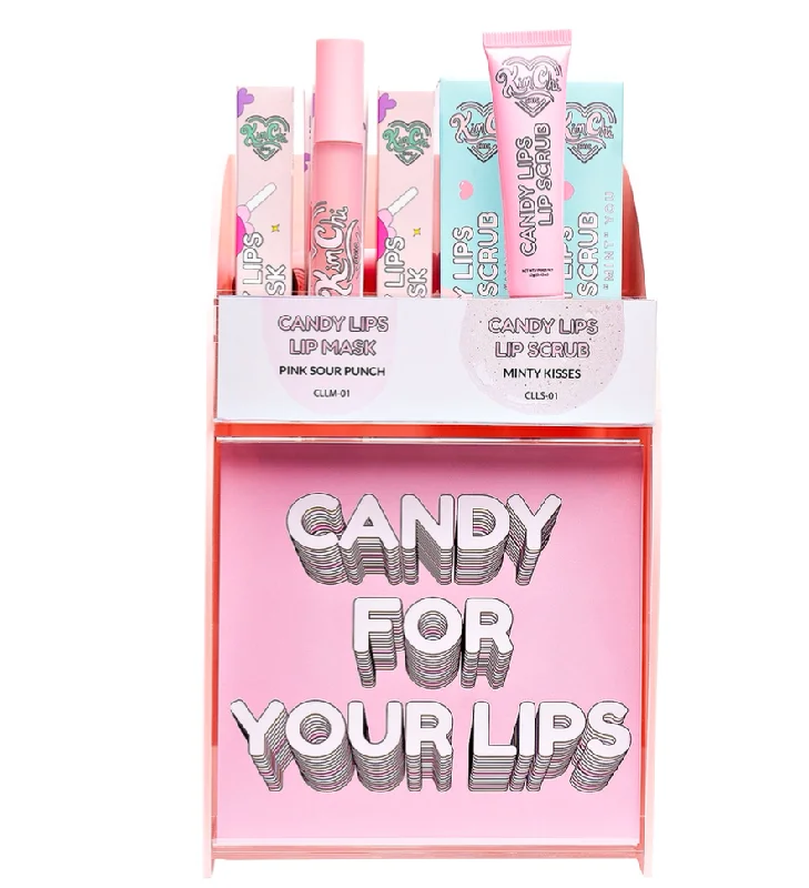 KIMCHI CHIC BEAUTY - CANDY LIPS LIP MASK & LIP SCRUB DISPLAY