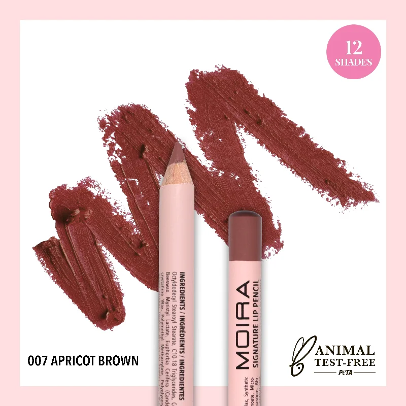 Signature Lip Pencil (007, Apricot Brown)