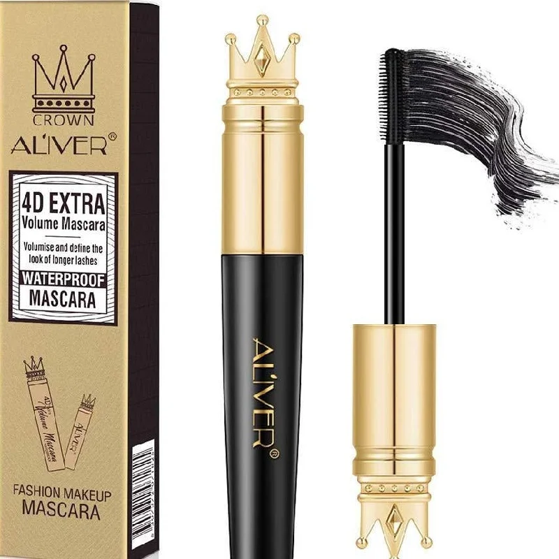 Aliver Queen Mascara EXTRA VOLUME & LENGTH SUPER DEFINED LASHES 4D Mascara  Black