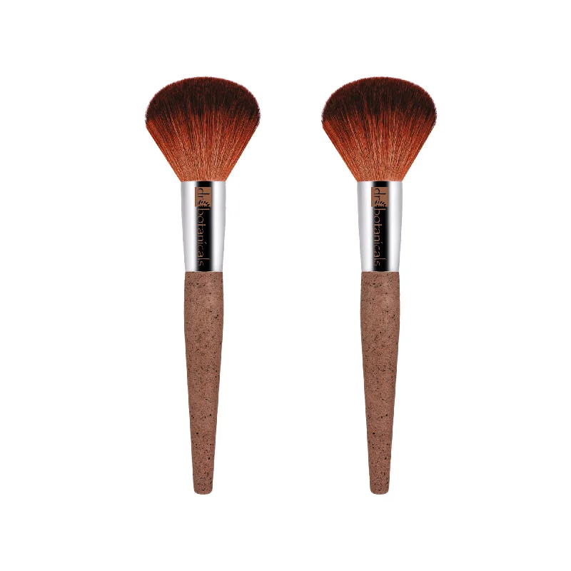 Coffee Ground Powder Brush Twin Value Savings Pack