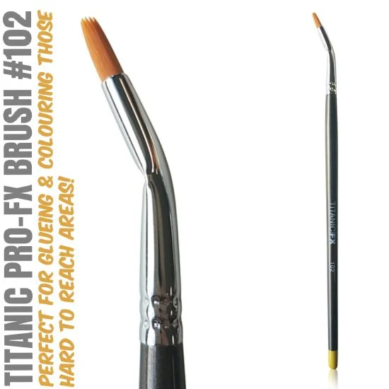 FX BRUSH 102 - BENT LINER BRUSH